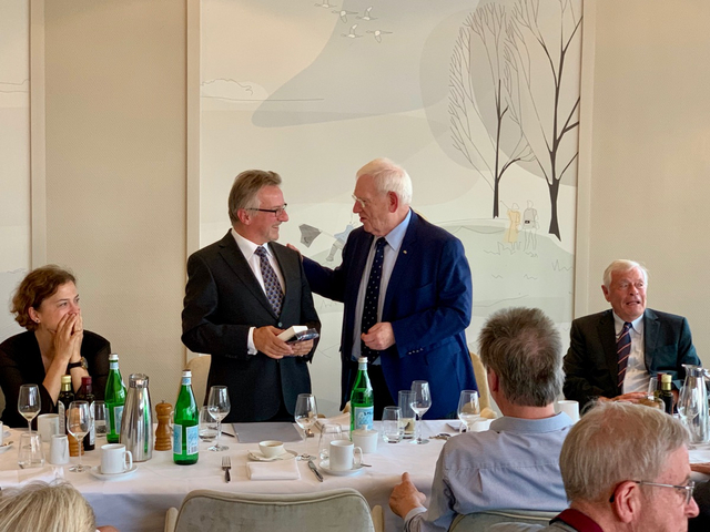 Foto Dr. Karl-Heinz Kamp und Friedhelm Ost bei MAC Bonn