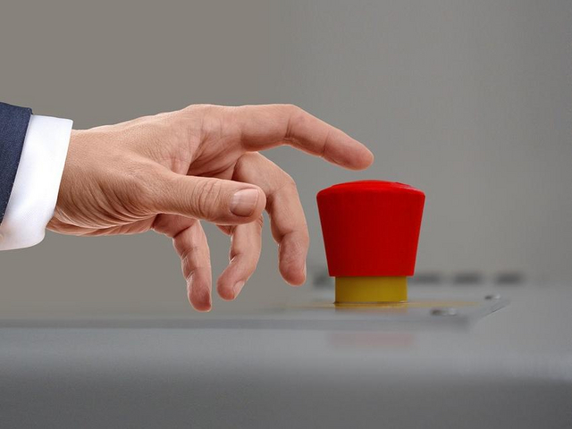 Free Image on Pixabay - War, Nuclear War, Red, Button, Finger, Press, Trigger