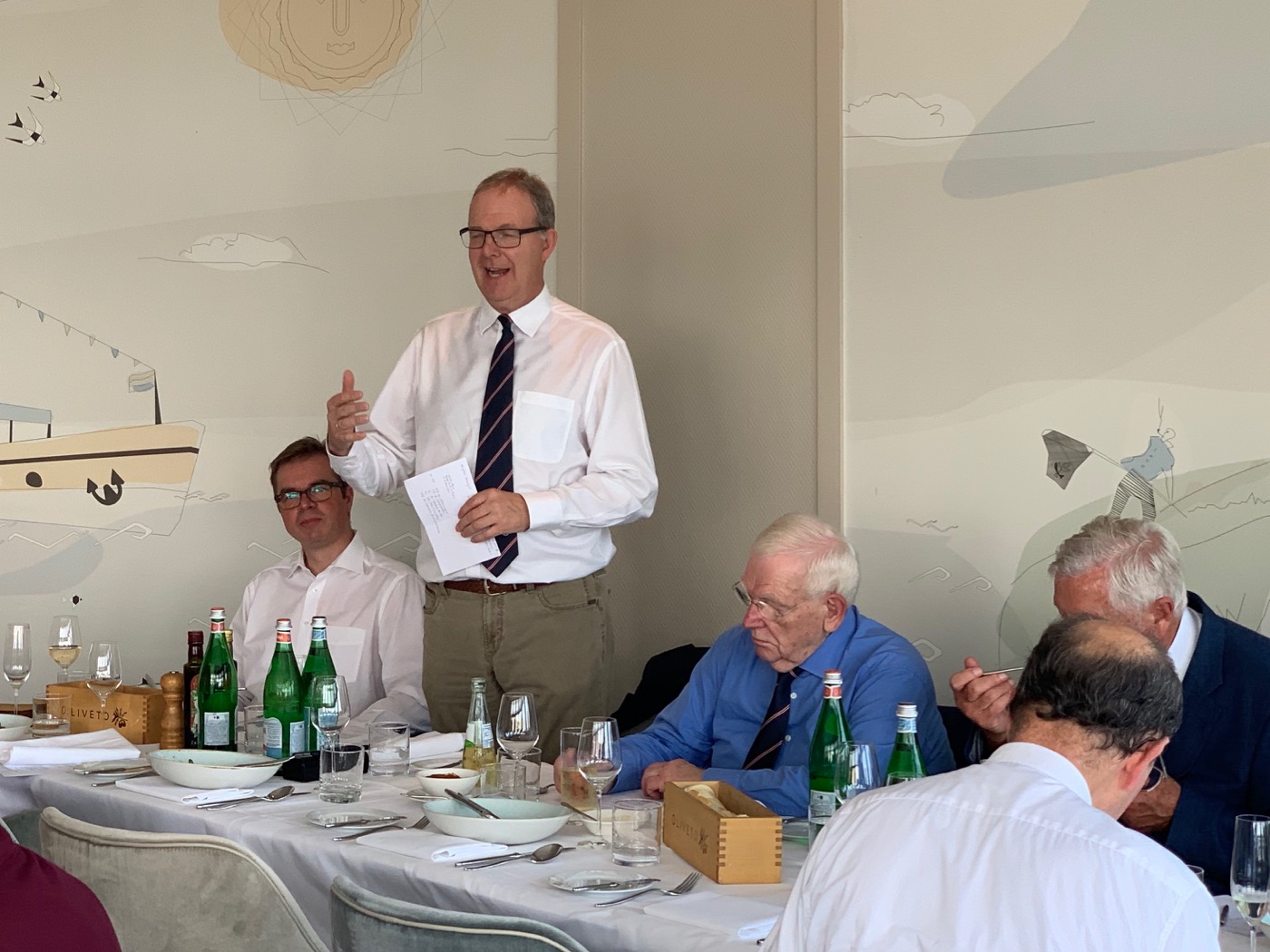 Foto: Axel Voss beim MAC Bonn Summer Lunch